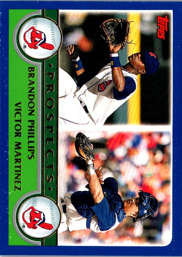 2003 Topps Brandon Phillips/Victor Martinez #675