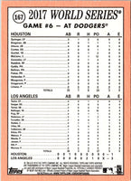 2018 Topps Heritage 50th Anniversary Buybacks World Series Game 6 Tiger 10-Run Inning Ties Mark #167