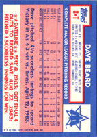 1984 Topps Traded Dave Beard #8T