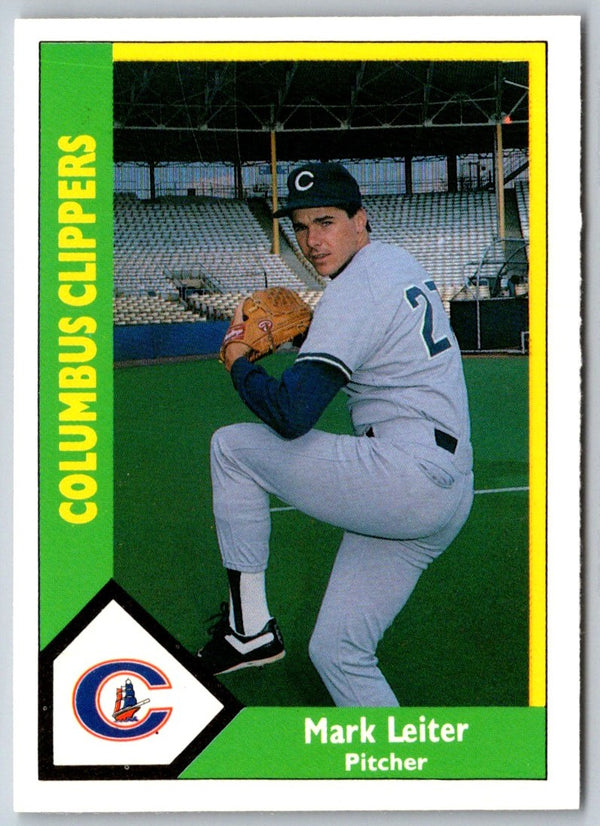 1990 CMC Columbus Clippers Mark Leiter #4