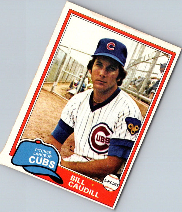1981 O-Pee-Chee Bill Caudill #346
