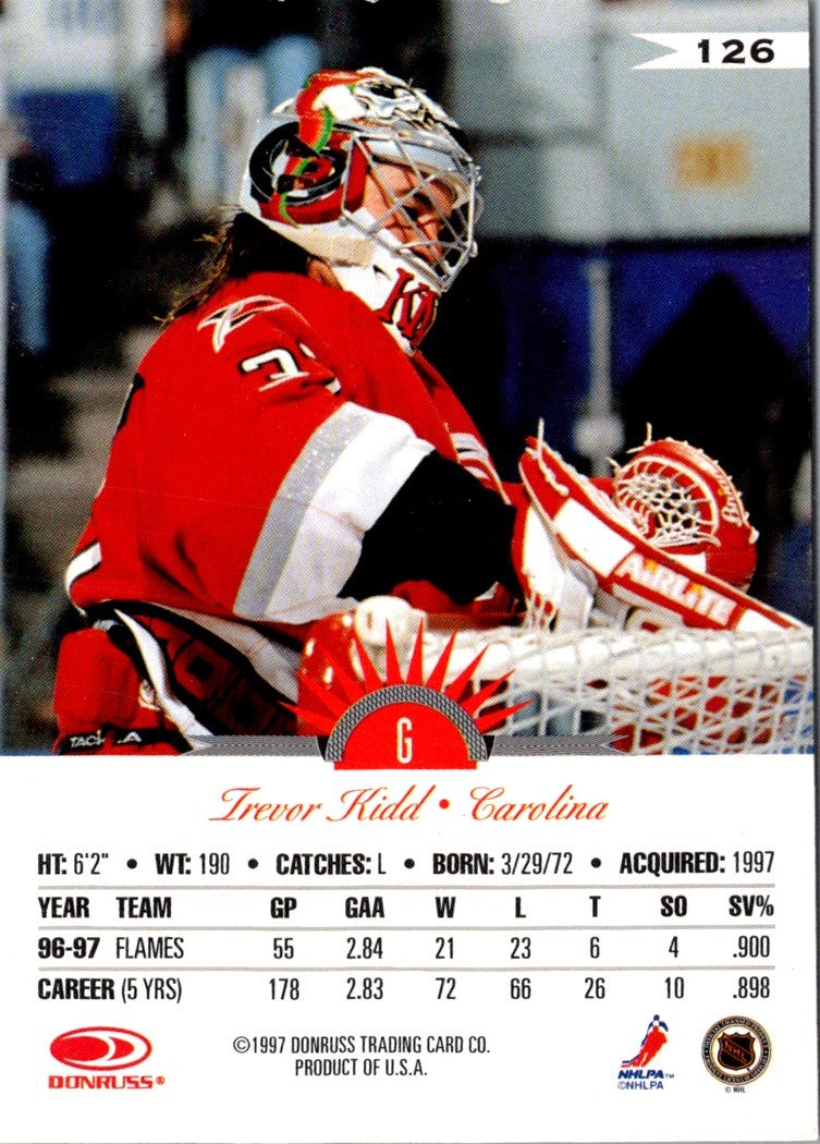 1997 Leaf Trevor Kidd