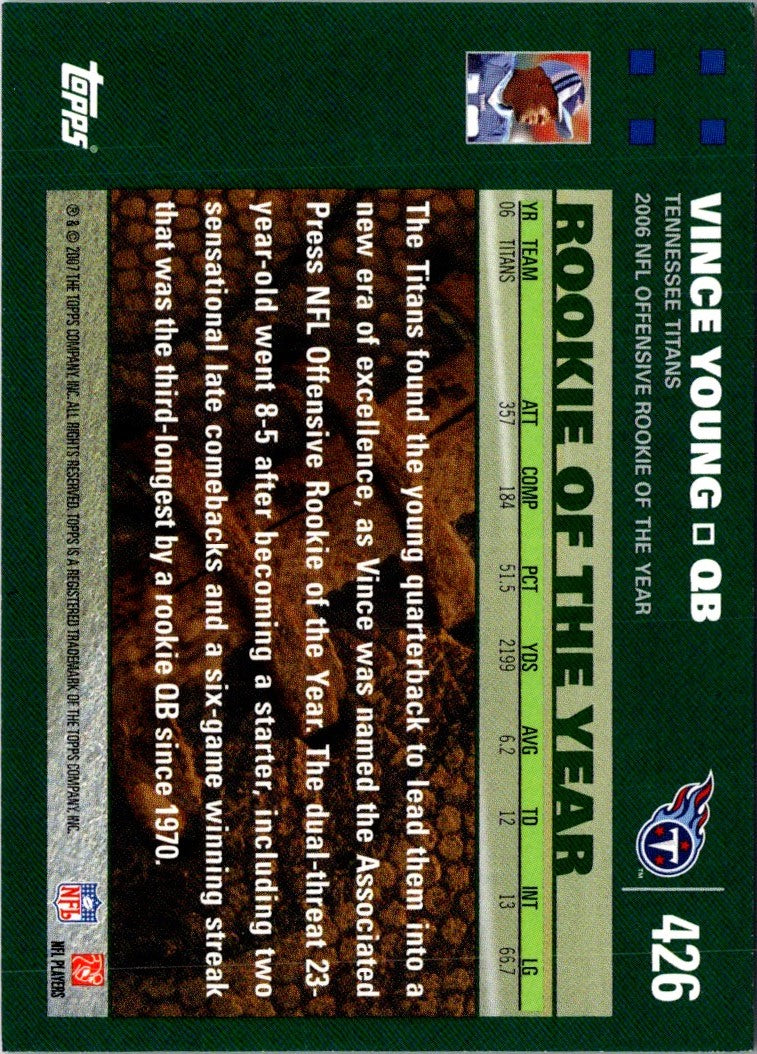 2007 Topps Vince Young