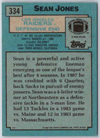 1988 Topps Sean Jones #334