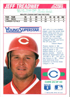 1988 Score Young Superstars II Jeff Treadway #26