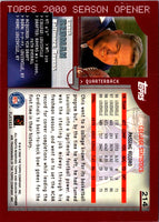 2000 Topps Season Opener Chris Redman #214 Rookie