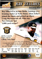 1998 Pacific Aurora Ray Zellars #111