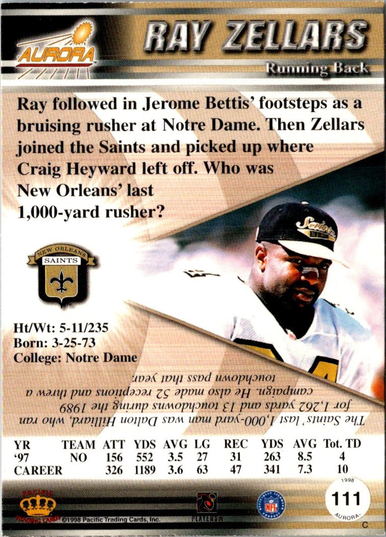1998 Pacific Aurora Ray Zellars