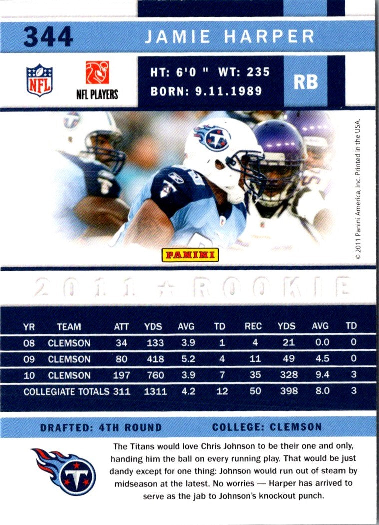 2011 Score Jamie Harper