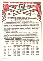 1981 Donruss Dick Williams #453