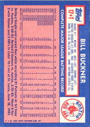 1984 Topps Traded Bill Buckner