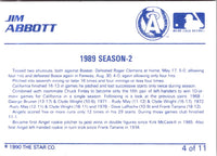 1990 Star Jim Abbott Jim Abbott #4