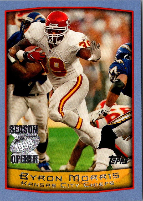 1999 Topps Season Opener Byron Morris #6