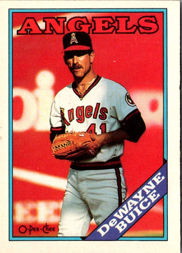 1988 O-Pee-Chee DeWayne Buice #396