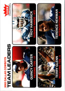 2004 Fleer Tradition Quincy Carter/Troy Hambrick/Terry Glenn/Terence Newman