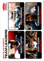 2004 Fleer Tradition Quincy Carter/Troy Hambrick/Terry Glenn/Terence Newman #20