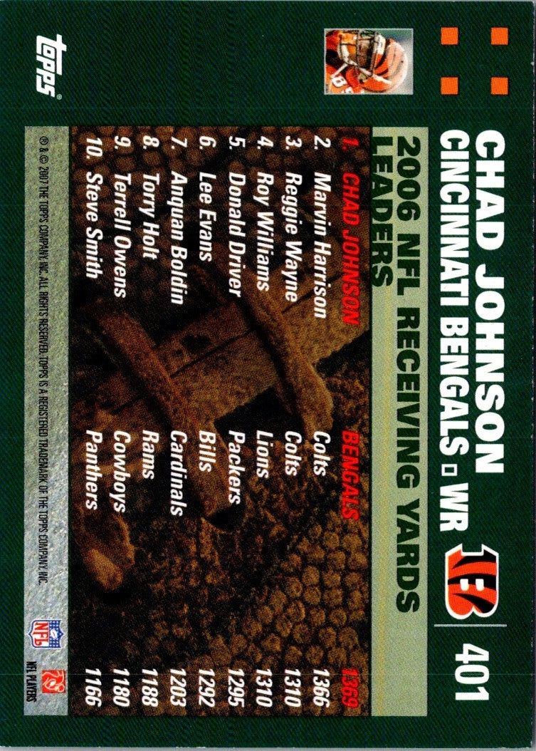 2007 Topps Chad Johnson