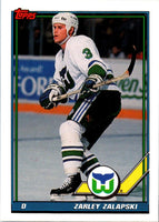 1991 Topps Zarley Zalapski #344