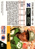 1991 Pro Set FACT Mobil Sterling Sharpe #161