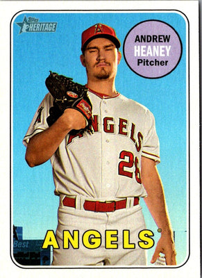 2018 Topps Heritage Andrew Heaney #299
