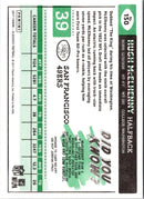 2017 Panini Classics Hugh McElhenny