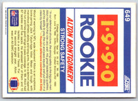 1990 Score Alton Montgomery #649 Rookie