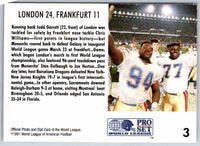1991 Proset World League London Monarchs #3