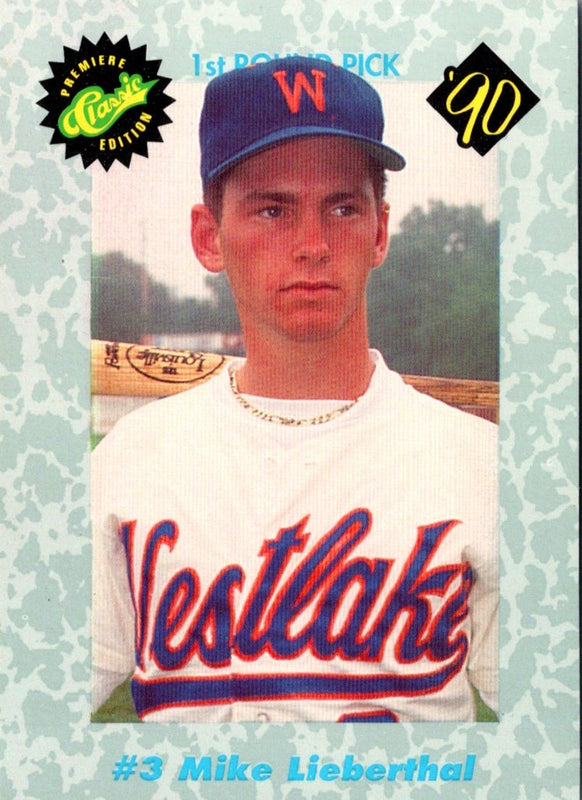 1990 Classic Draft Picks Mike Lieberthal #3