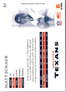 2007 Donruss Threads Matt Schaub