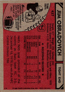 1980 Topps Jim O'Bradovich