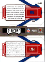 2004 Playoff Prestige League Leaders Amani Toomer/Terrell Owens #LL-20