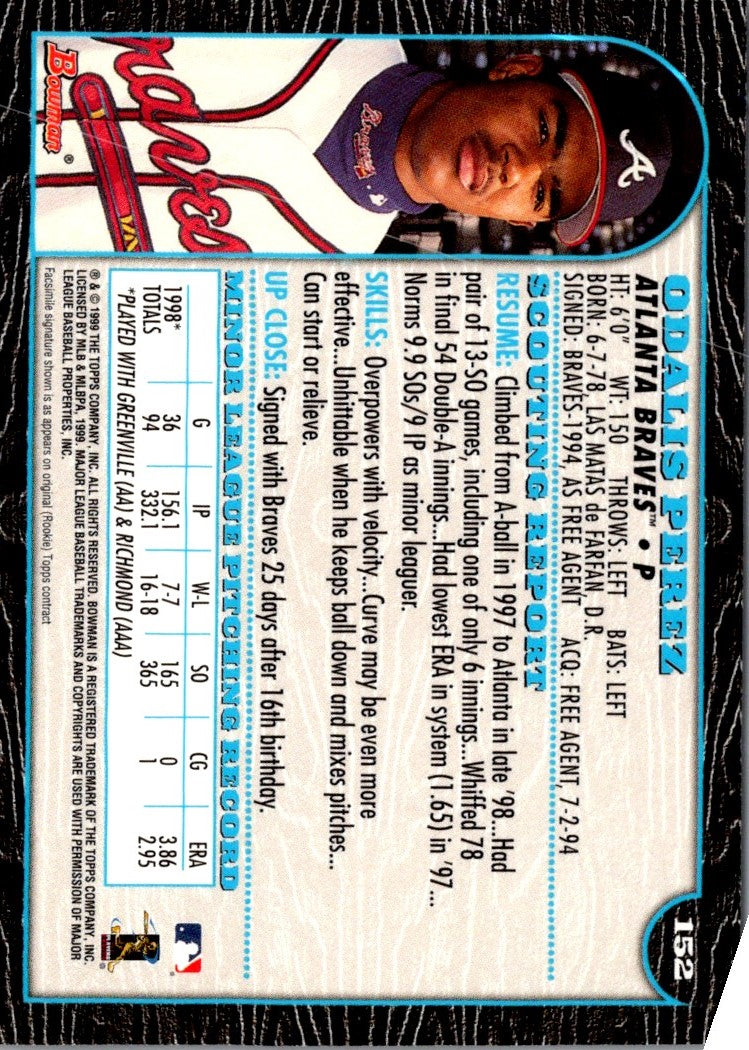 1999 Bowman Odalis Perez