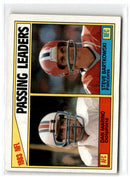 1984 Topps 1983 Passing Leaders - Dan Marino/Steve Bartkowski