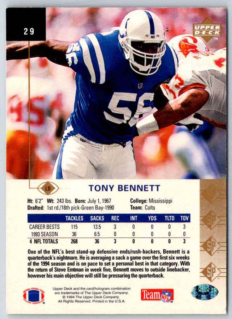 1994 Upper Deck Tony Bennett