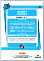 2021 Donruss Brady Singer #51 Rookie