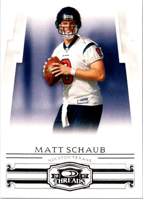 2007 Donruss Threads Matt Schaub #83