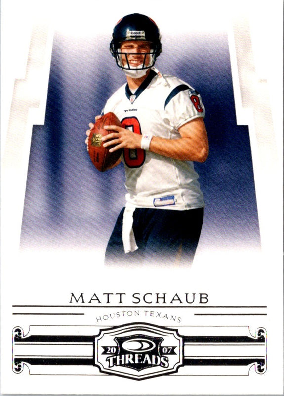 2007 Donruss Threads Matt Schaub #83