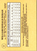 1985 Donruss Bill Doran