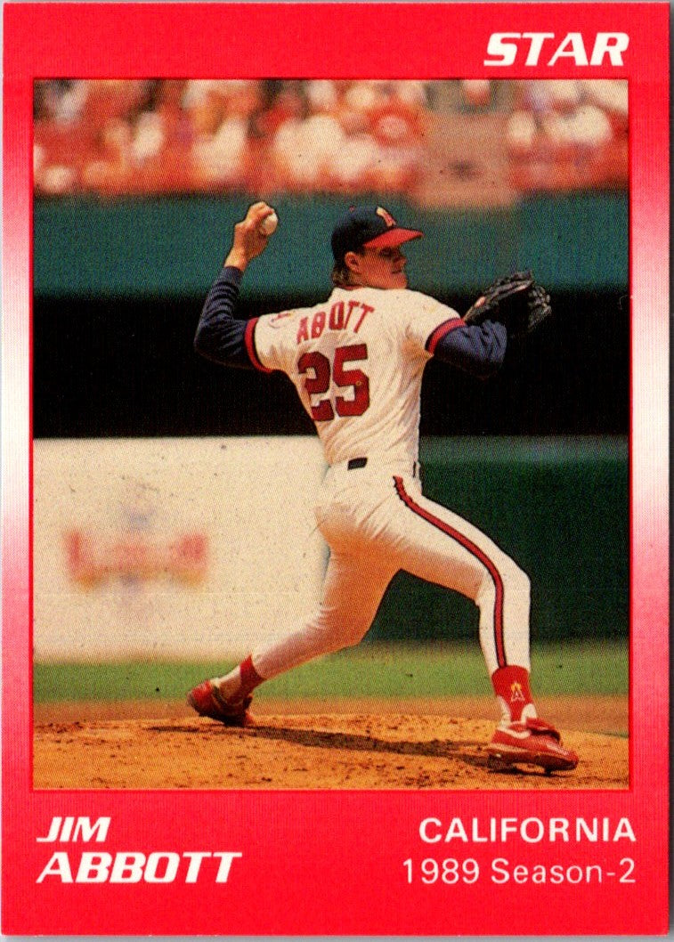 1990 Star Jim Abbott Jim Abbott