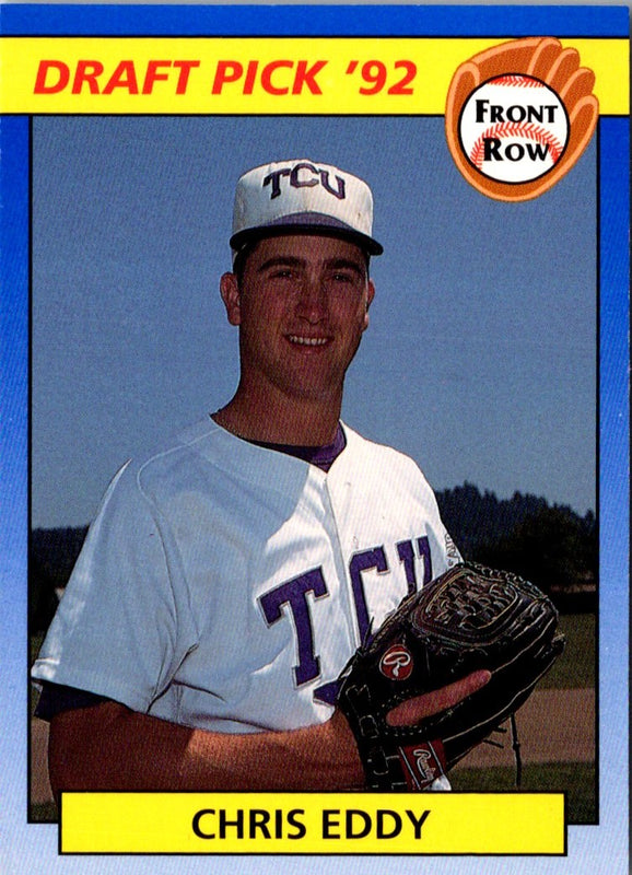 1992 Front Row Draft Picks Chris Eddy #56