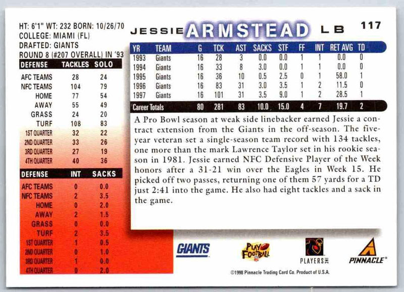 1998 Edge Jessie Armstead