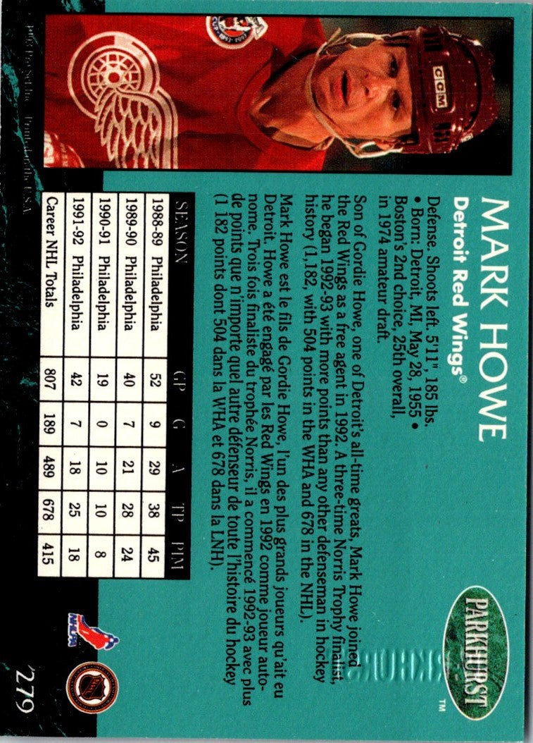 1992 Parkhurst Mark Howe