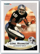 1990 Fleer Lionel Washington