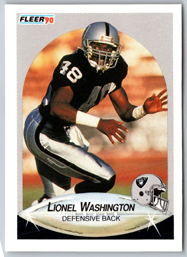1990 Fleer Lionel Washington #262
