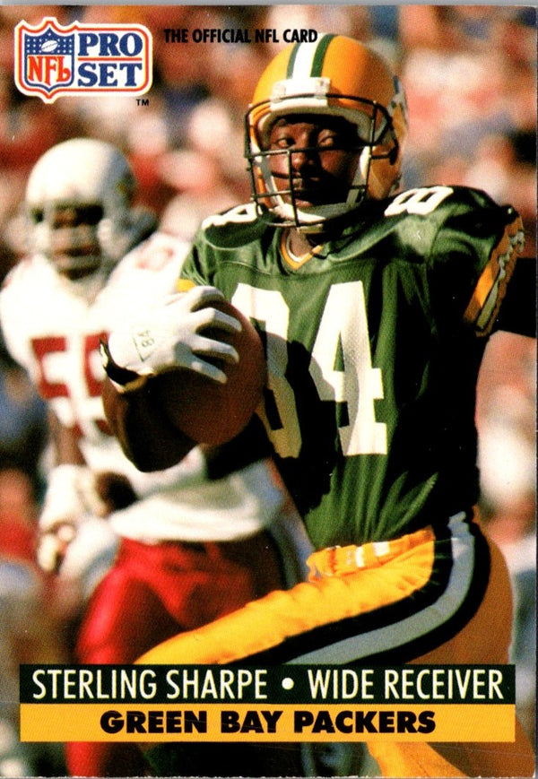 1991 Pro Set FACT Mobil Sterling Sharpe #161
