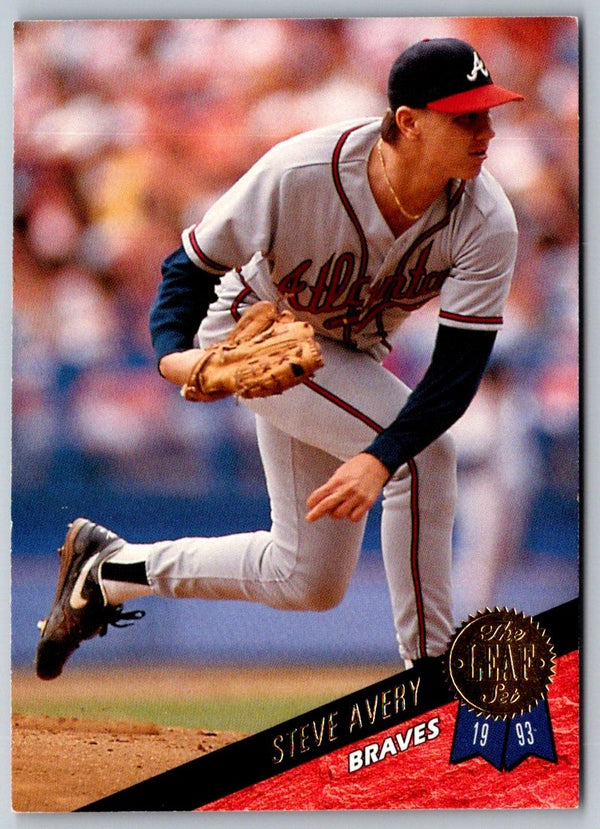 1993 Leaf Steve Avery #121