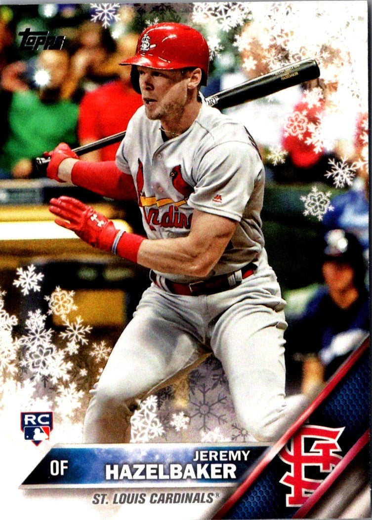 2016 Topps Holiday Baseball Jeremy Hazelbaker