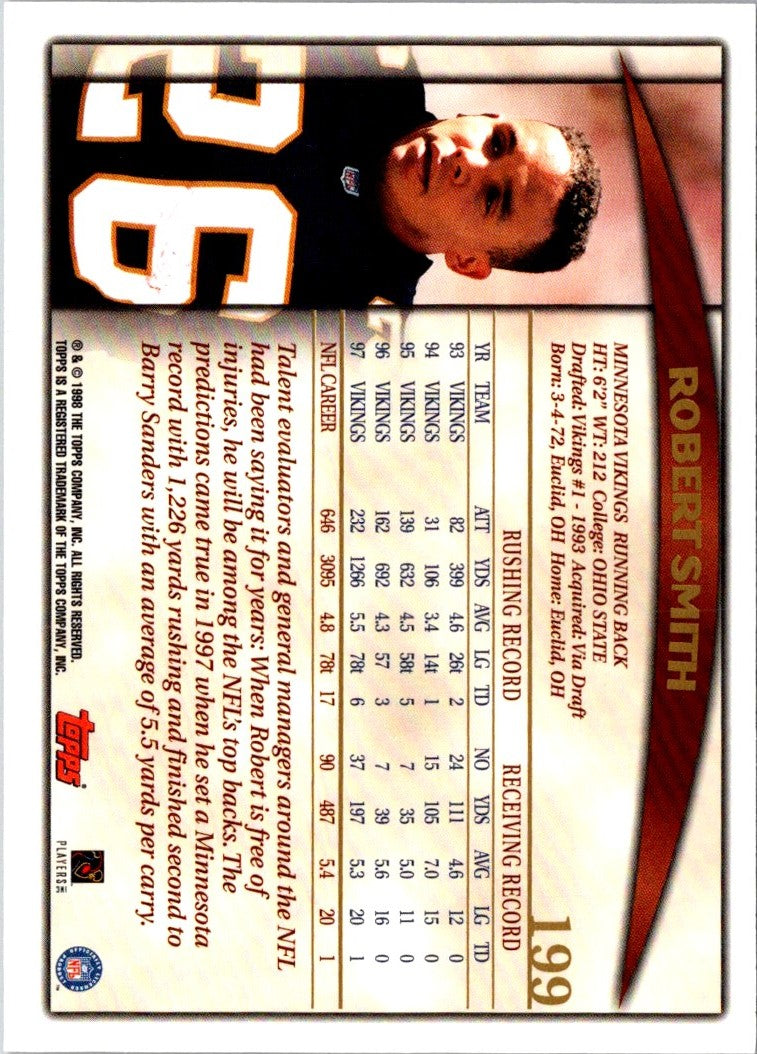1998 Topps Robert Smith