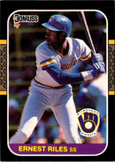 1987 Donruss Ernest Riles