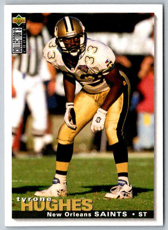 1995 Upper Deck Tyrone Hughes #159